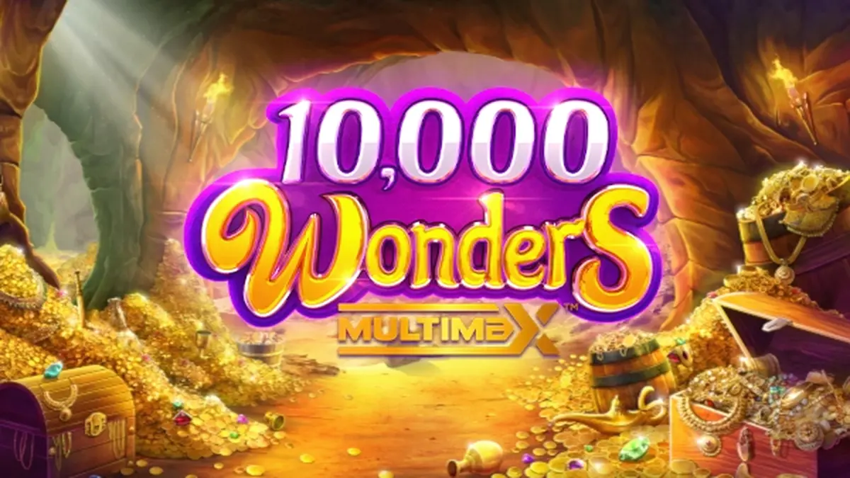 Interface de jogo do slot 10,000 Wonders Multimax